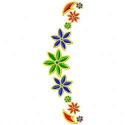 Flowers And Tree Embroidery Design 4 Flowers And Tree Embroidery Design 4